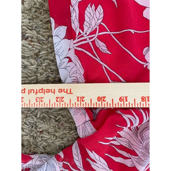 Lane Bryant Womens Pink Floral Maxi‎ Dress Plus Size 26 3/4 Sleeves polyester - Picture 7 of 8